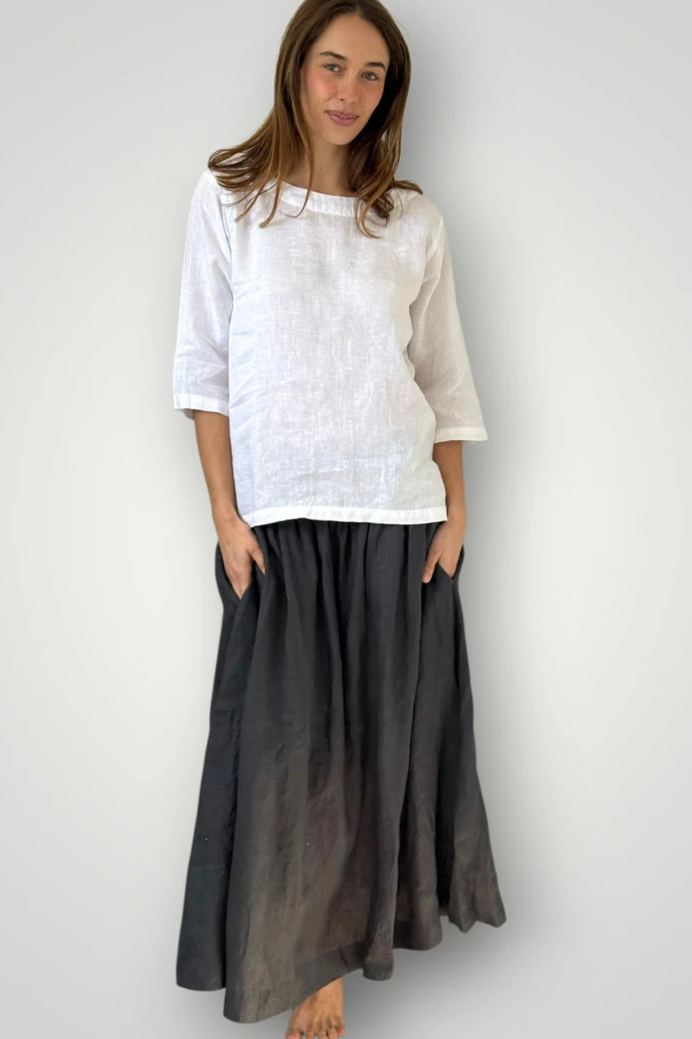 Lulu Linen Skirt - Multiple Colours