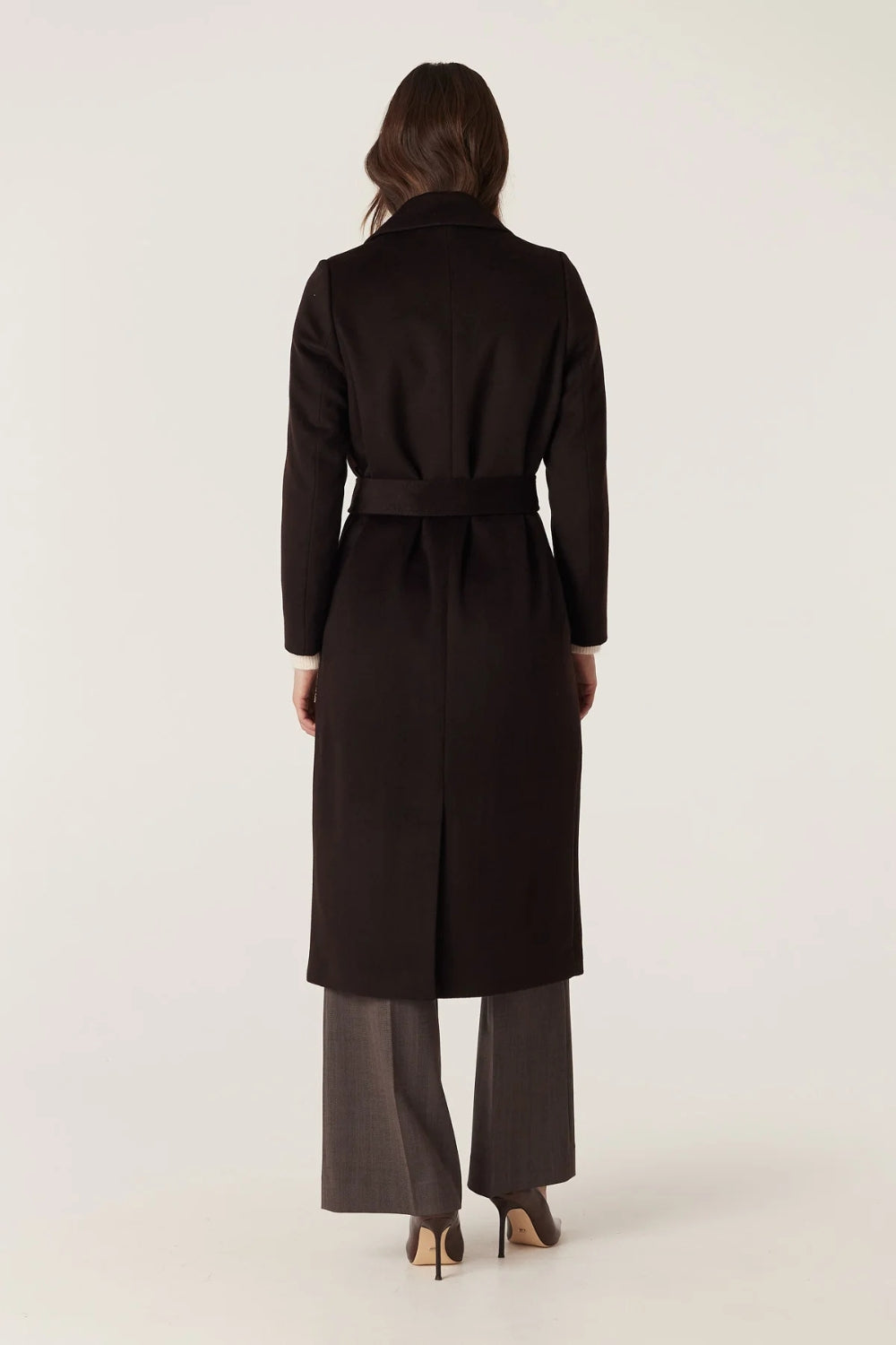 Evans Wool Coat - Espresso