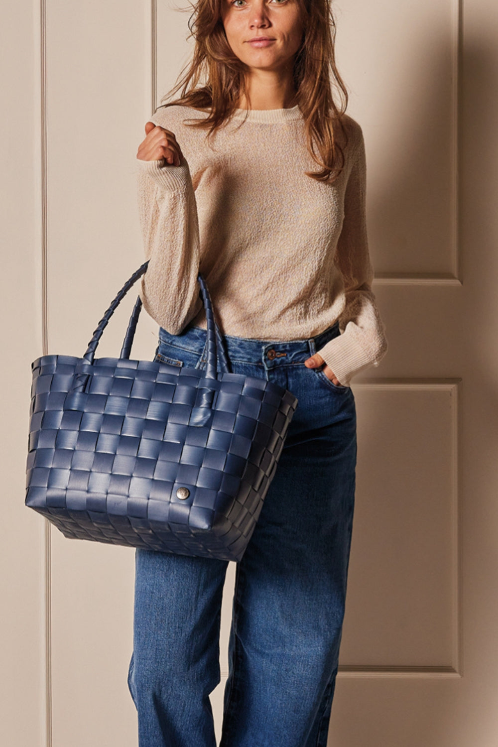 Paris Shopper Bag - Night Blue