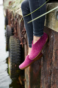 The Honey Rubber Shoe - Cranberry