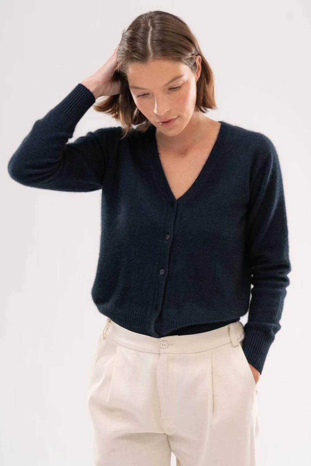 Relax Kapua Cardi- Navy