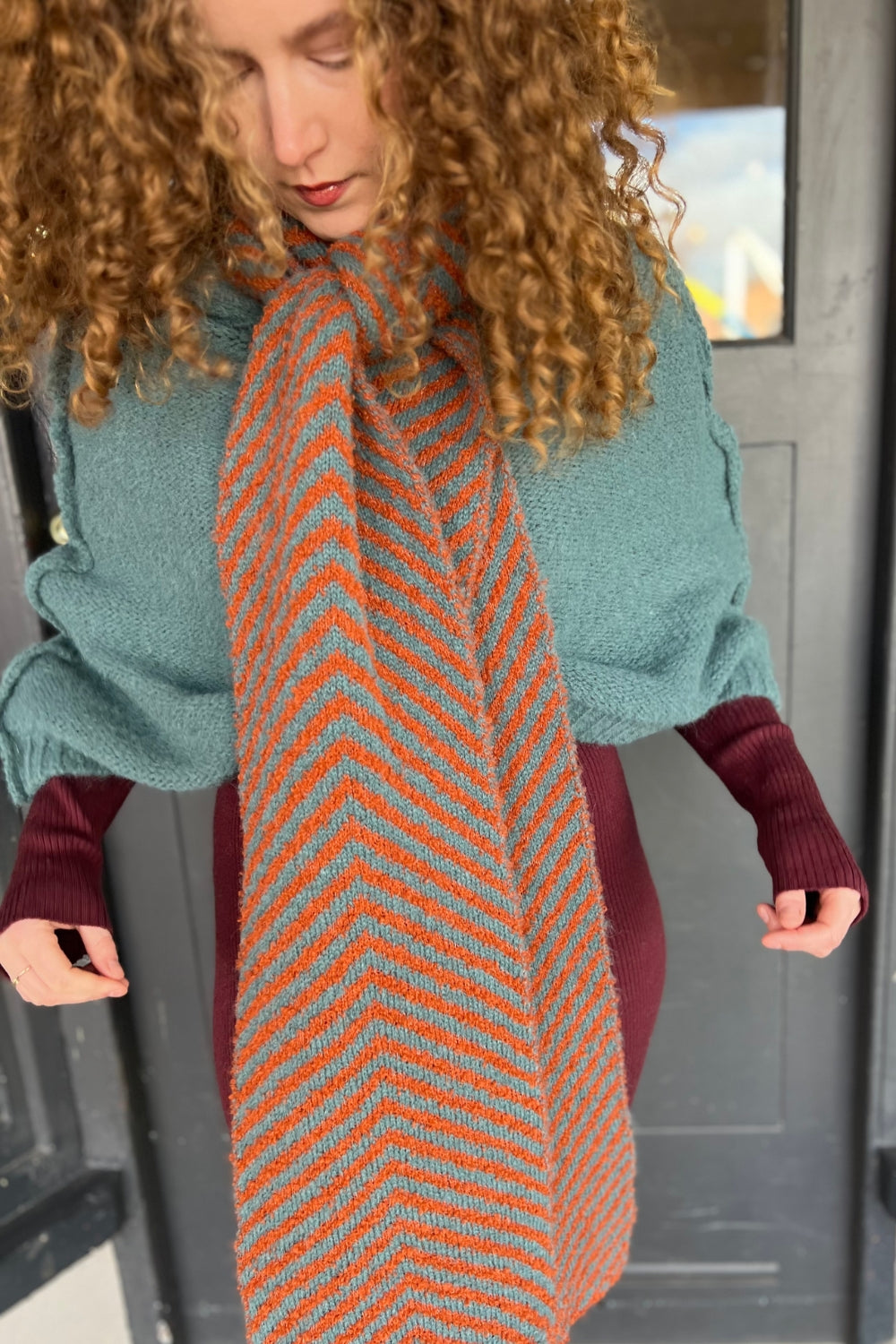 Alpaca Capelet - Duck Egg Green
