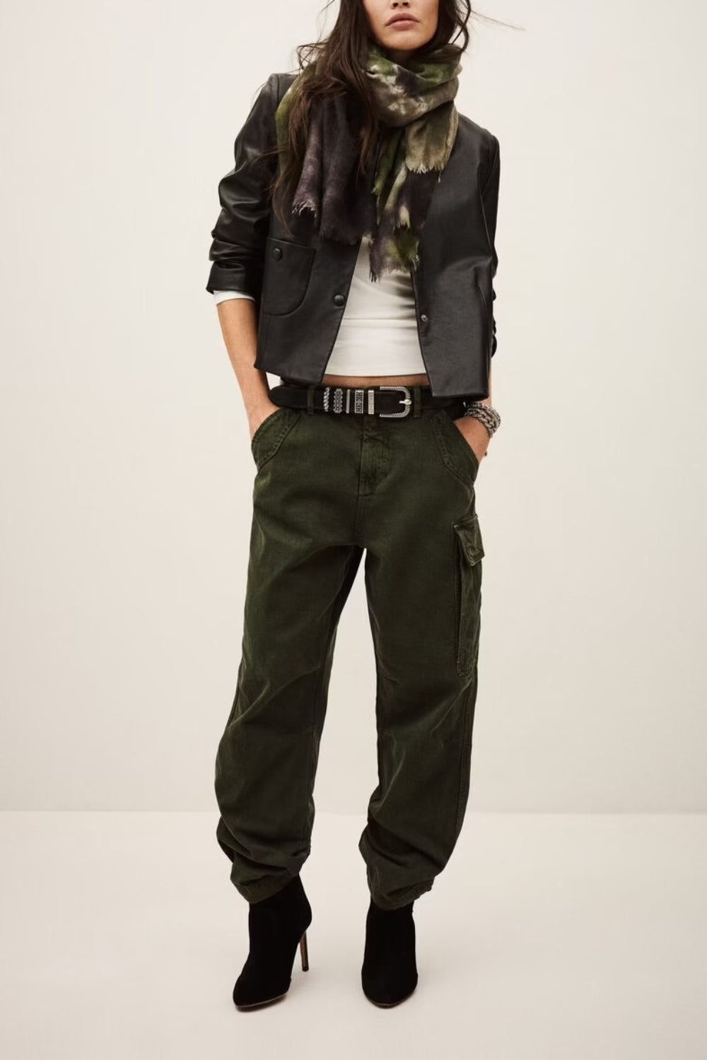 Fino Cargo Jogger Pant - Kaki