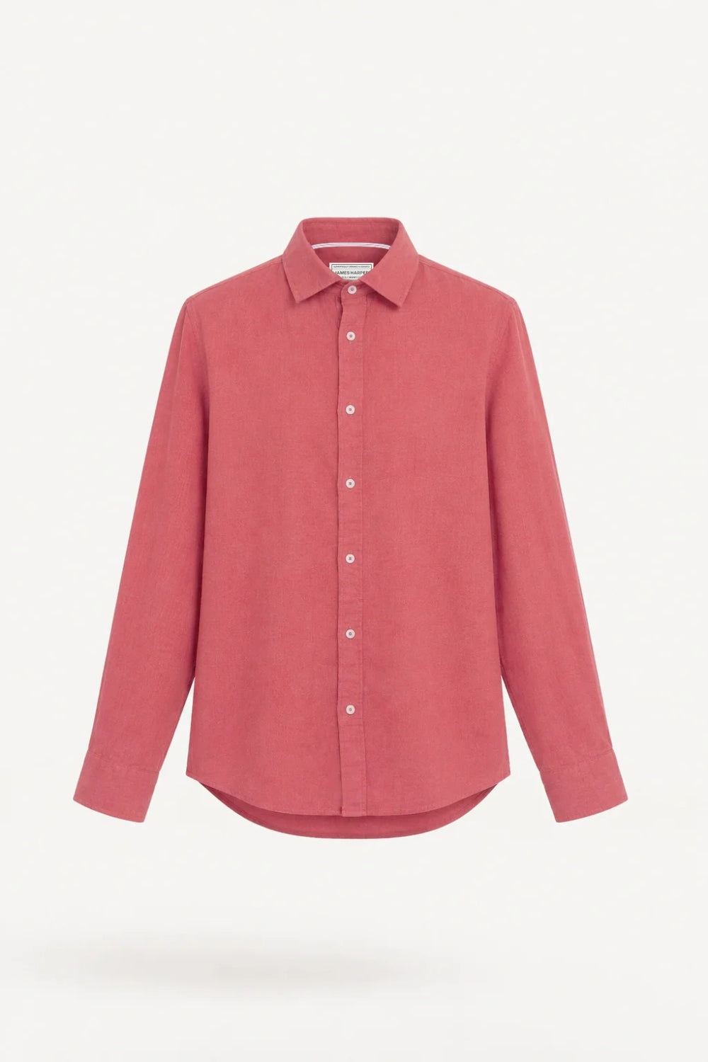 Pure Linen Shirt - Coral