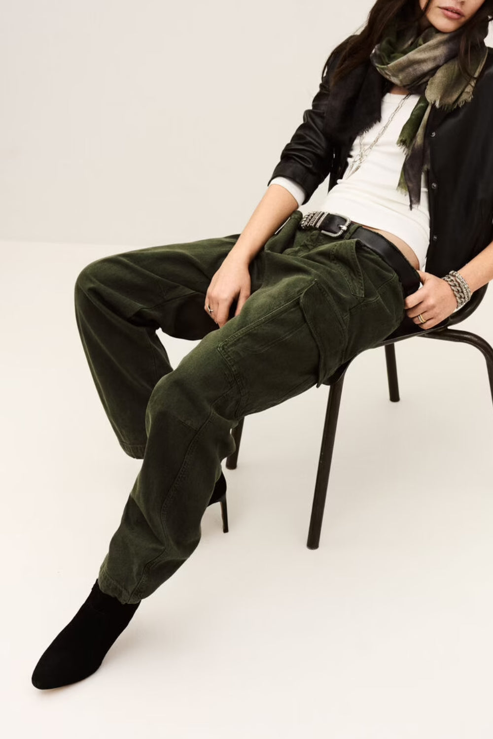 Fino Cargo Jogger Pant - Kaki