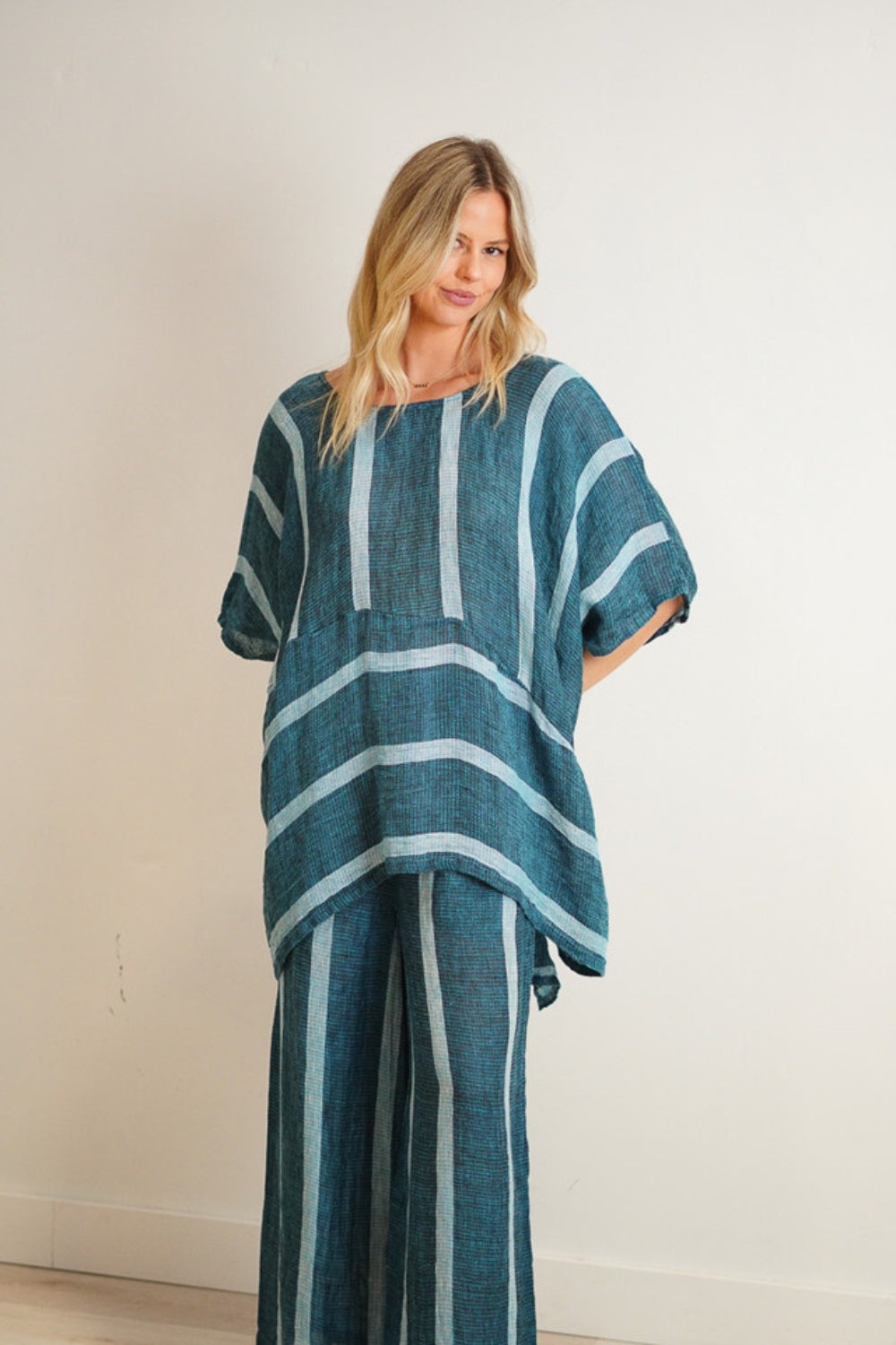 Zeta Top - Gemstone Blue Stripe
