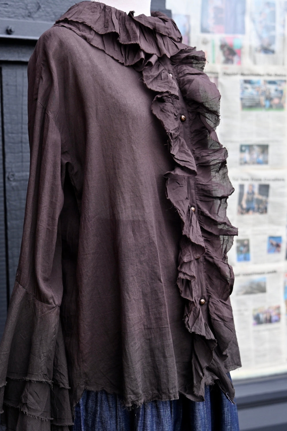 Pierrot Shirt - Chocolate