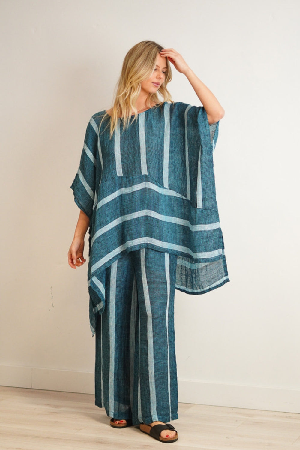 Zeta Top - Gemstone Blue Stripe