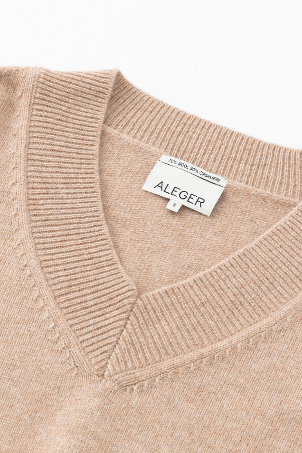 Cashmere Oversized V Neck - Toffee