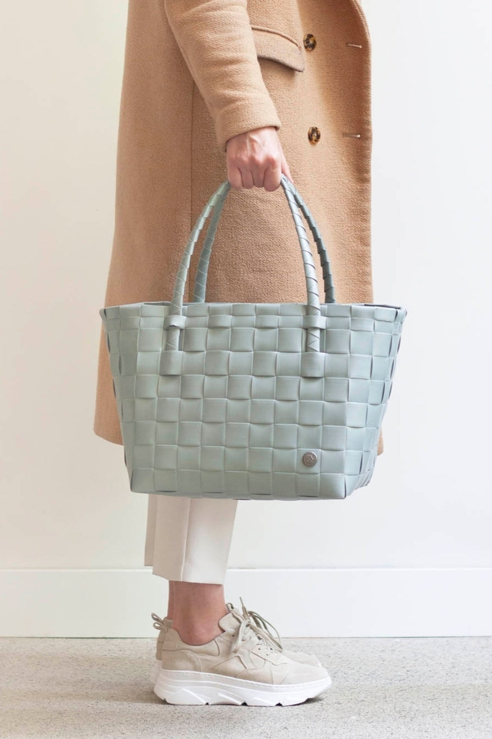 Paris Shopper Bag - Sage Green