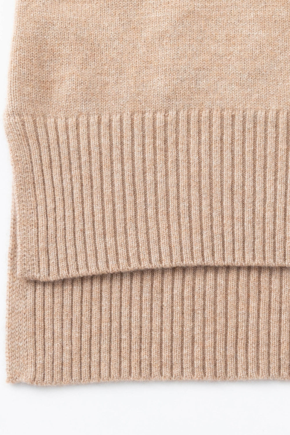 Cashmere Oversized V Neck - Toffee