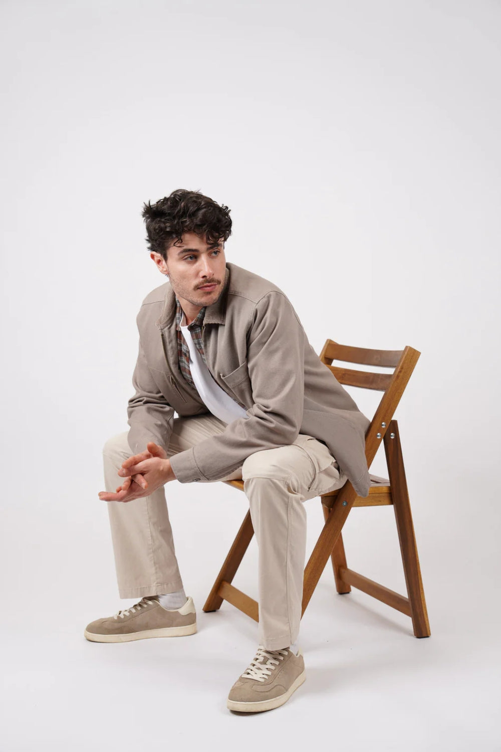 Canvas Barn Jacket - Taupe