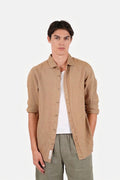 Pure Linen Shirt - Cinnamon