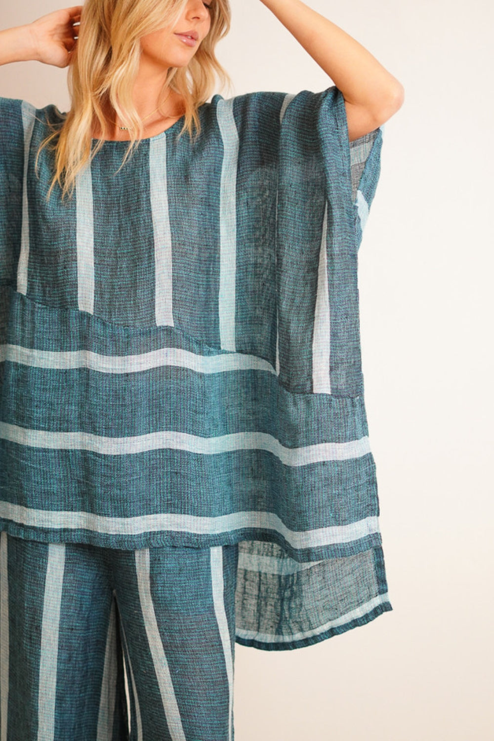 Zeta Top - Gemstone Blue Stripe