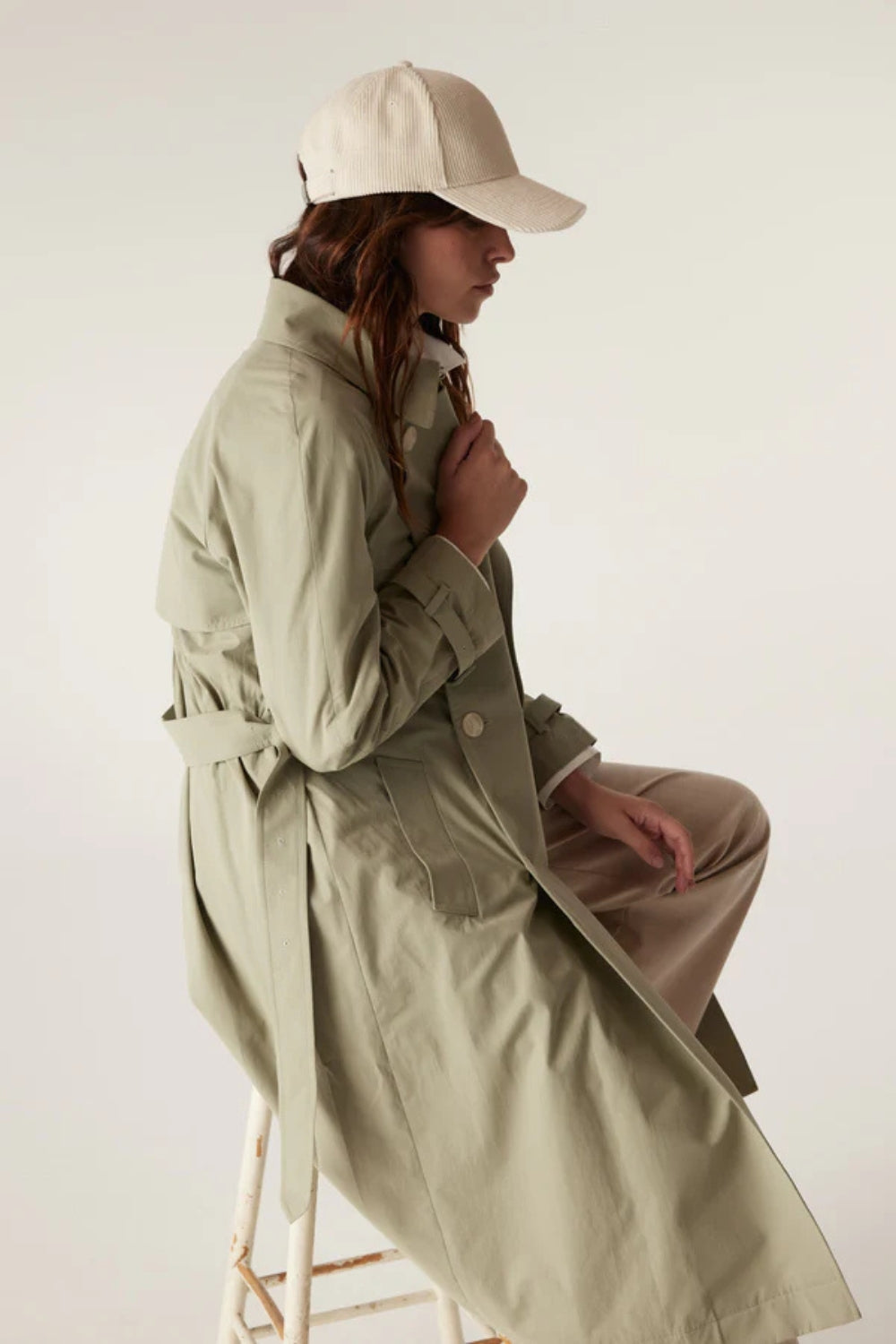 Cord Cap - Ecru