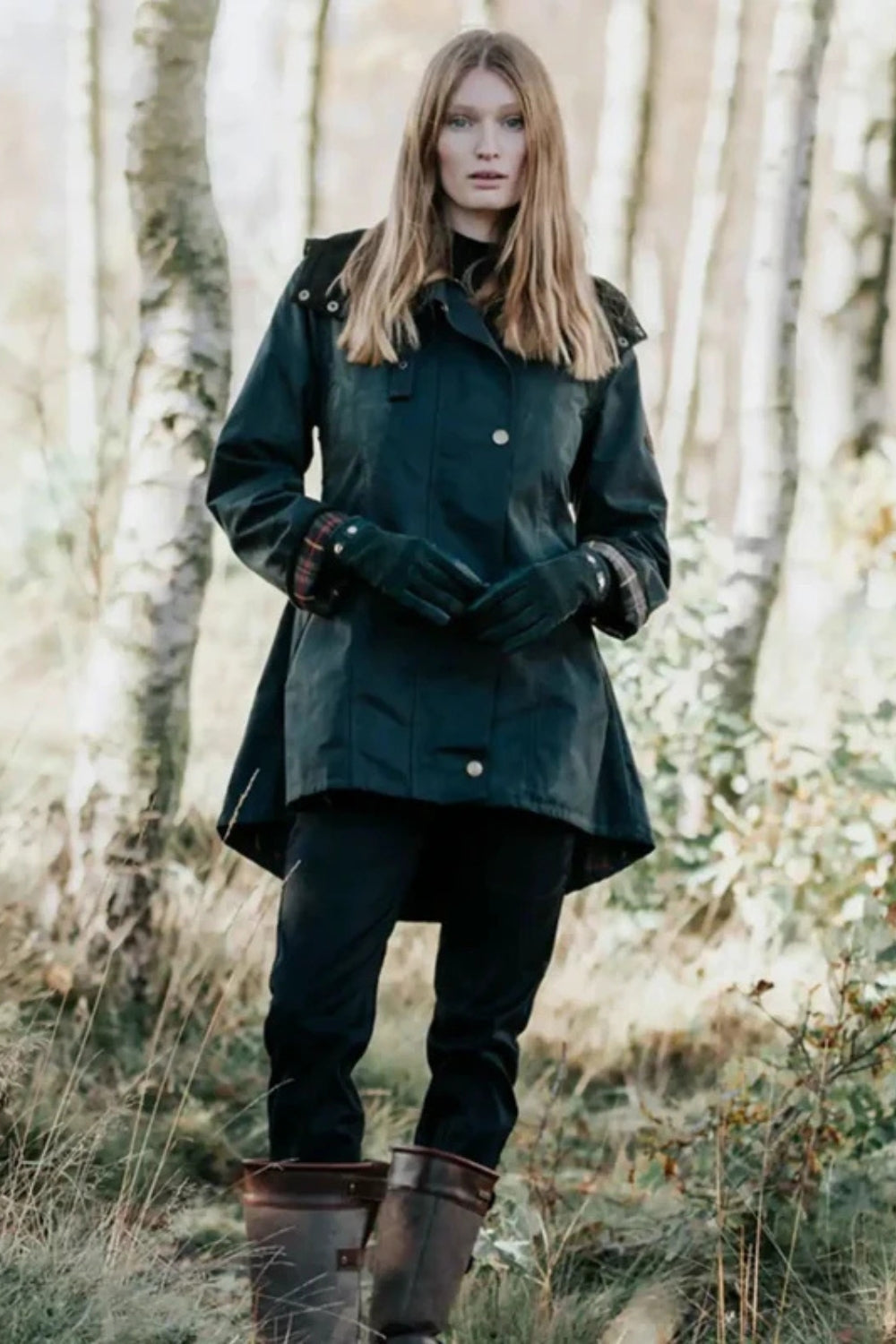Louise Huntsman Coat - Racing Green