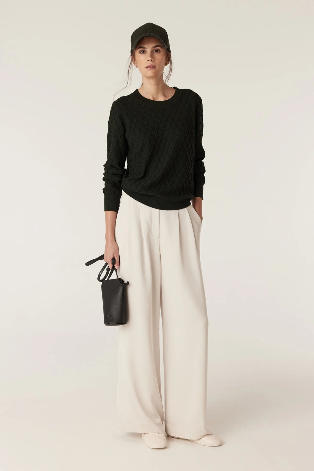 The Hampden Merino Jumper - Moss