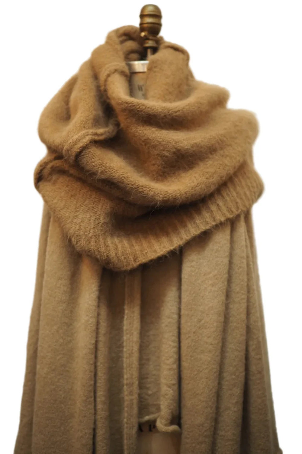 Luxe Capelet Shrug - Camel