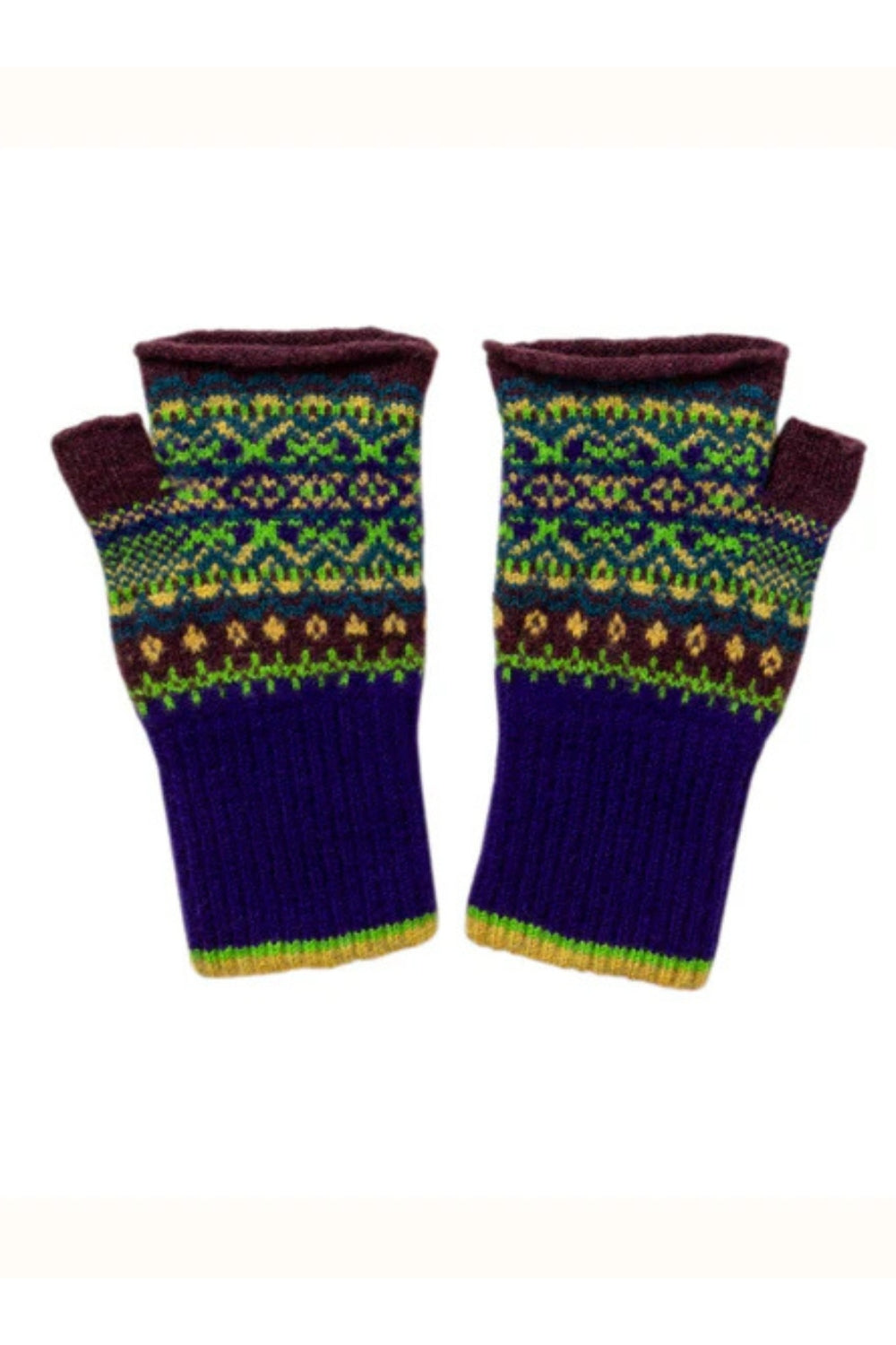 Alloa Open Mitt - Fingerless Glove 100% Merino - Multiple Colours