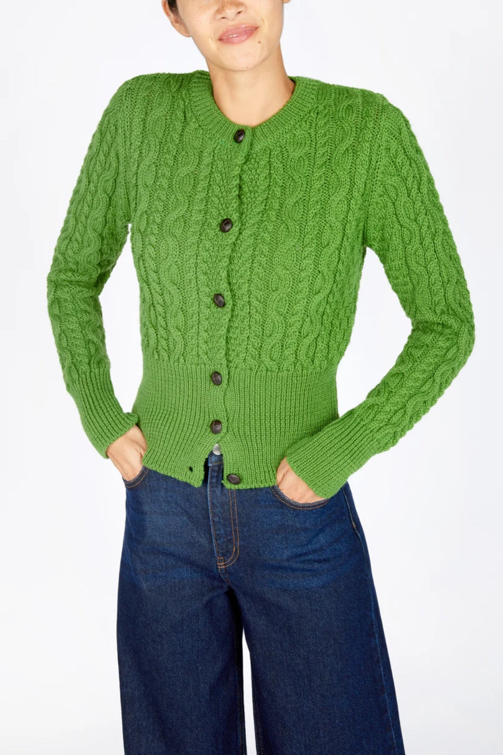Elva Cardigan - Moss