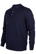 Men's Alpaca Polo - Navy