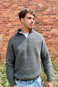 Kenzie Zip Sweater - Shadow / Bluestone - Unisex
