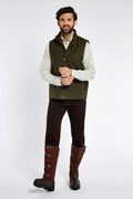 Mayfly Men's Wax Gilet - Fennel