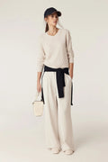 The Hampden Merino Jumper - Antique White