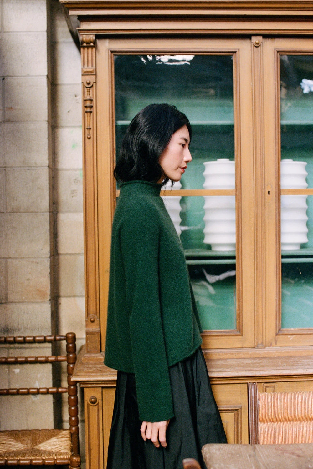 Eclipse Funnel Neck - Verdant Green