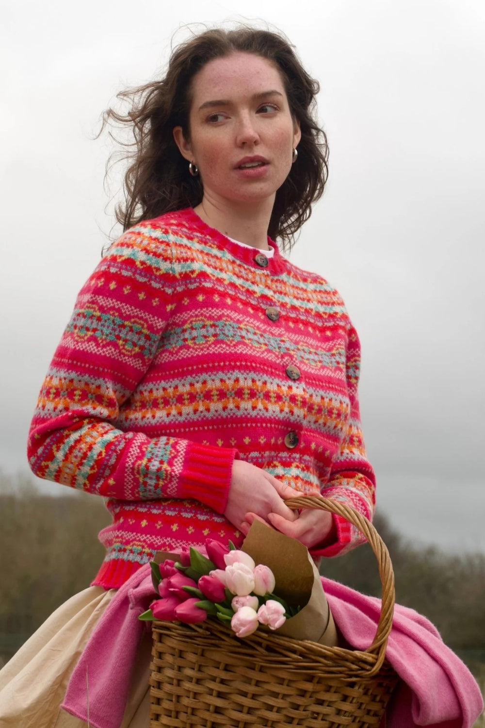 Kinross Cardigan - Foxglove