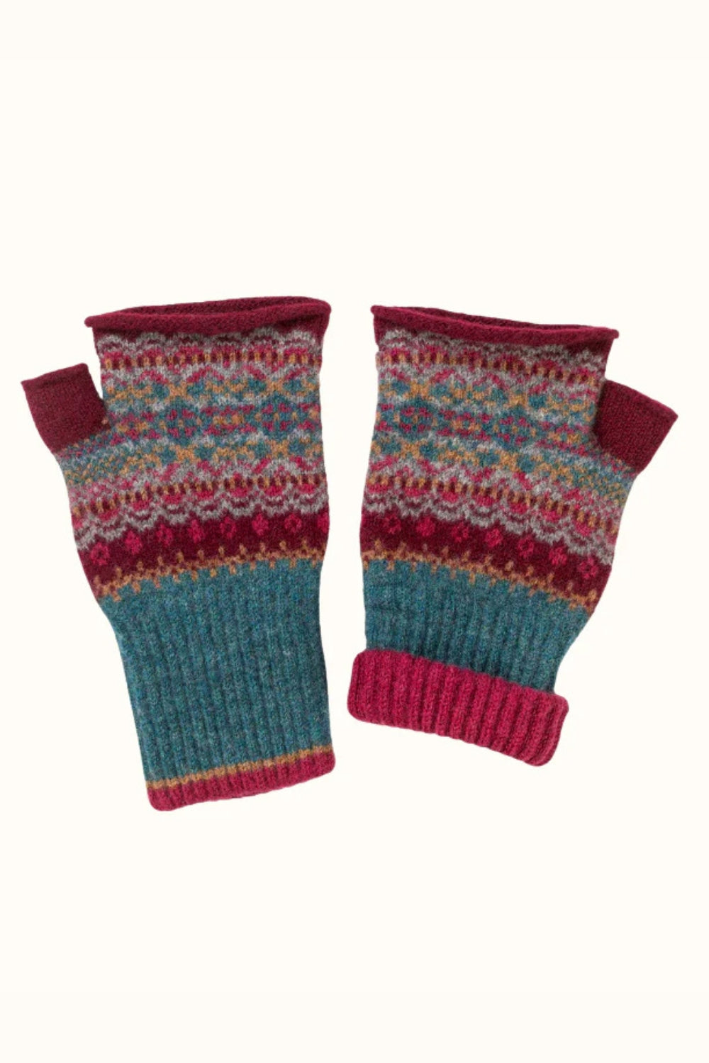 Alloa Open Mitt - Fingerless Glove 100% Merino - Multiple Colours