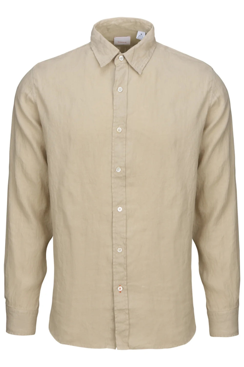 Amalfi Linen Shirt - Sand Dune