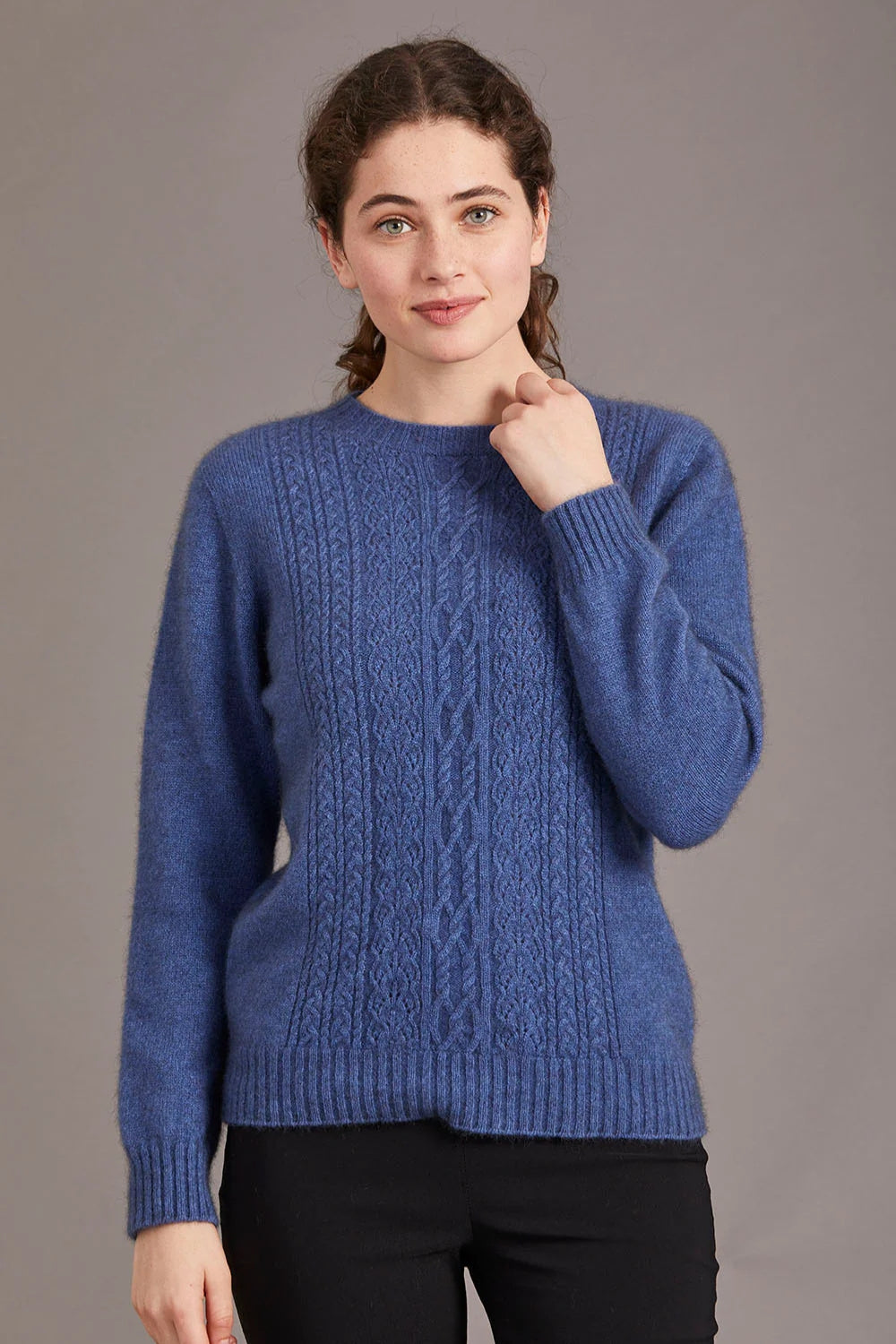 Lace Detail Jumper - Orchid