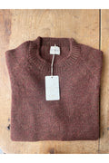 Unku - 100% Baby Alpaca Crew - Rust