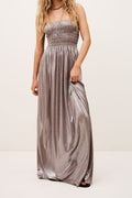 Isabella Maxi Dress - Silver Grey