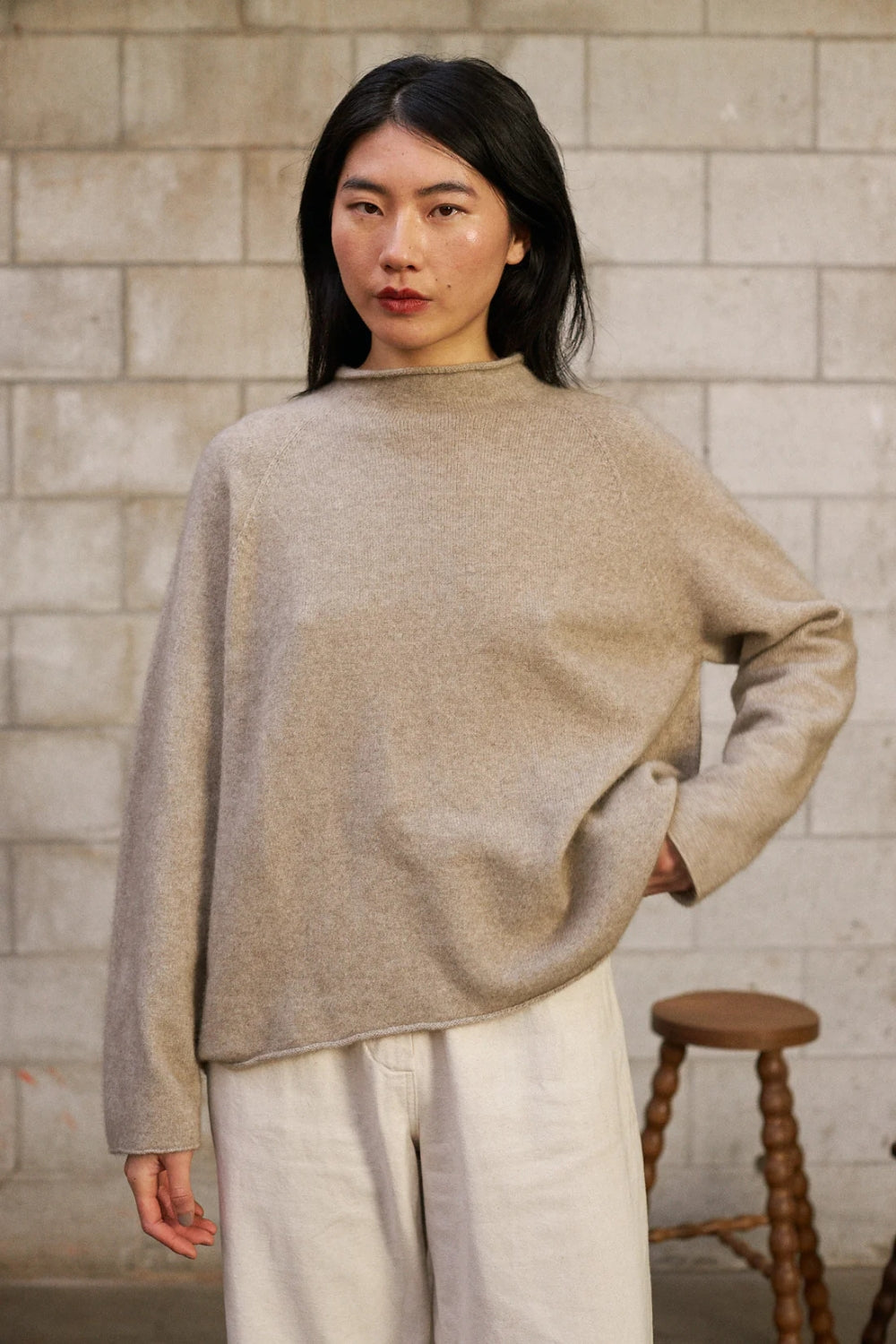 Eclipse Funnel Neck - Natural