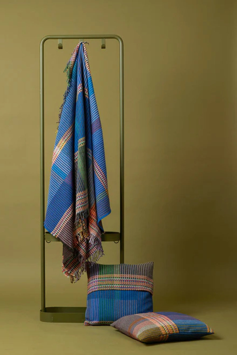 Lambswool Pinstripe Throw - Anning