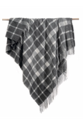 Alpaca & Wool Check Blanket - Multiple Colours