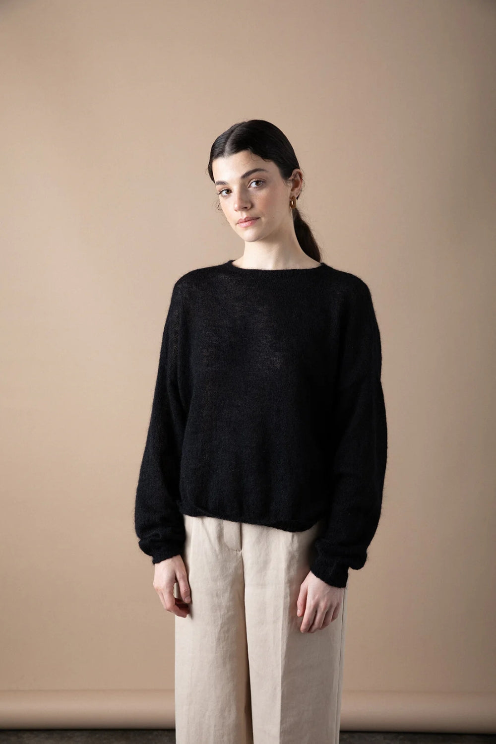 Feather Knit - Black