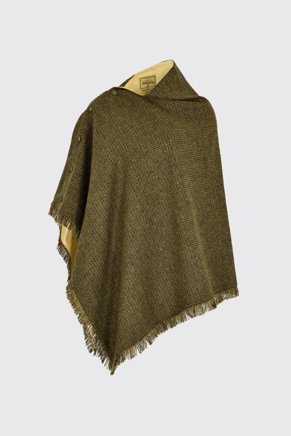 Hazelwood Tweed Poncho - Heath