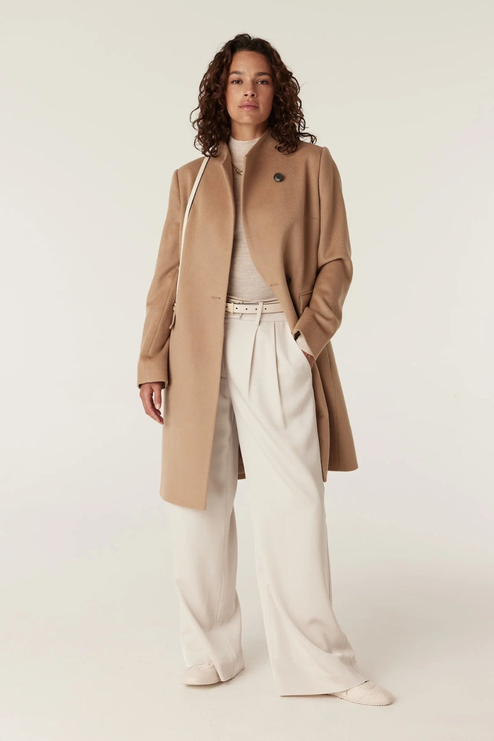 Eton Wool Coat - Camel