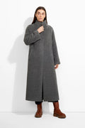Zurich Alpaca Coat - Grey