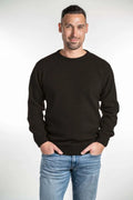 Mens Crew Neck Jumper - Espresso