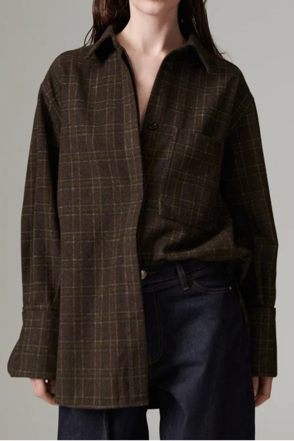 DAYHara Flanello Shirt - Brown Check