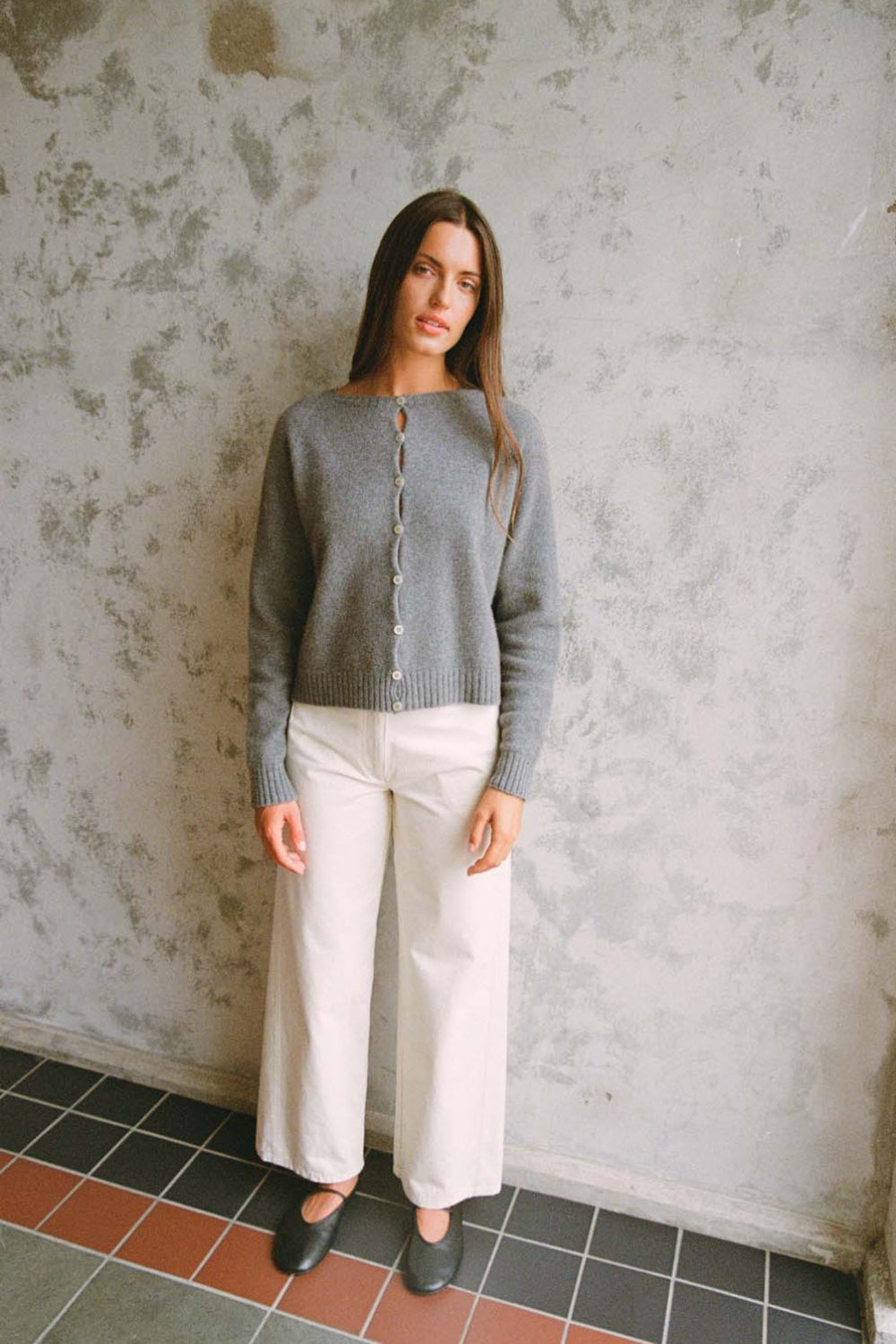 Dusk Cardigan - Granite