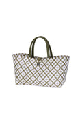 Mini Motif Bag - Olive & White