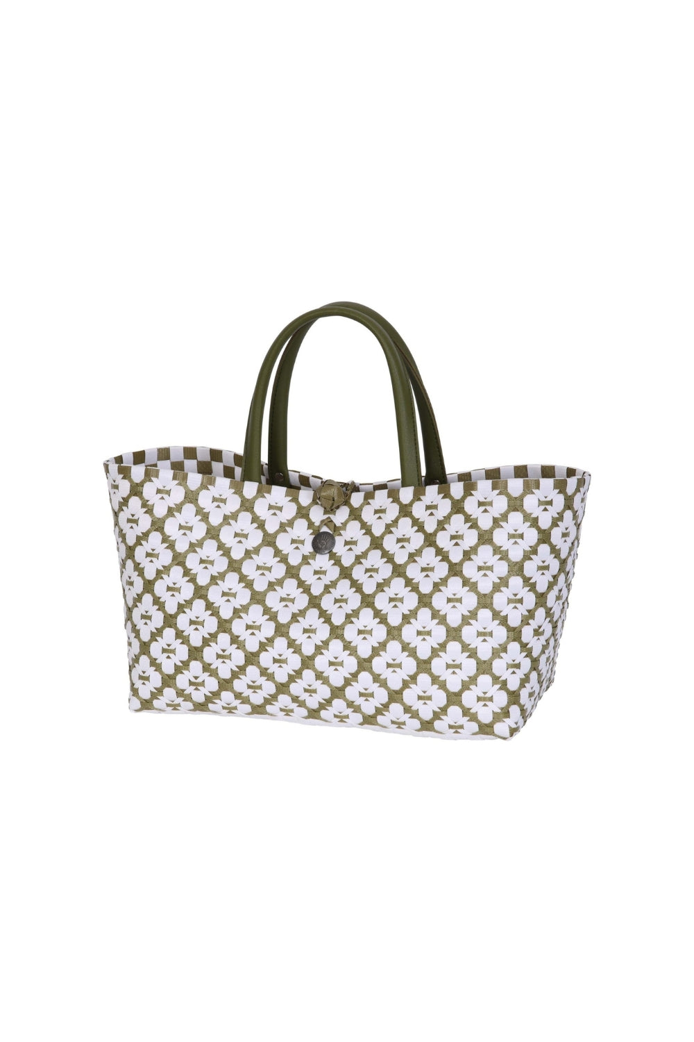 Mini Motif Bag - Olive & White