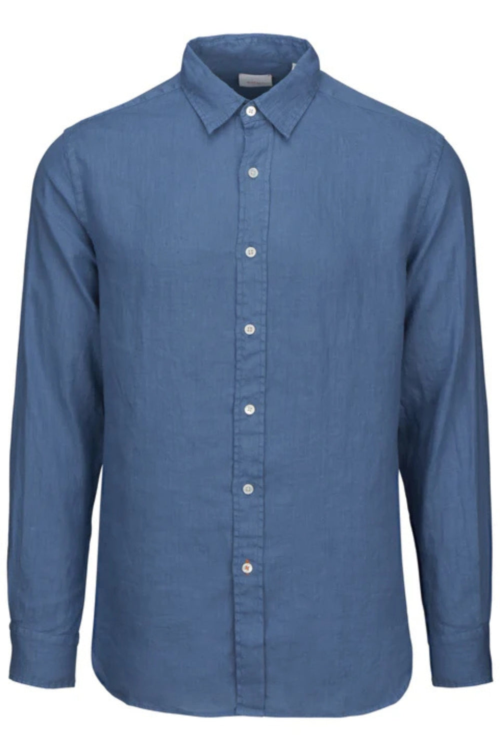 Amalfi Linen Shirt - Tidal Blue