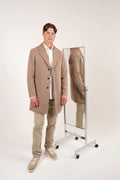 Padded Wool Coat - Malt