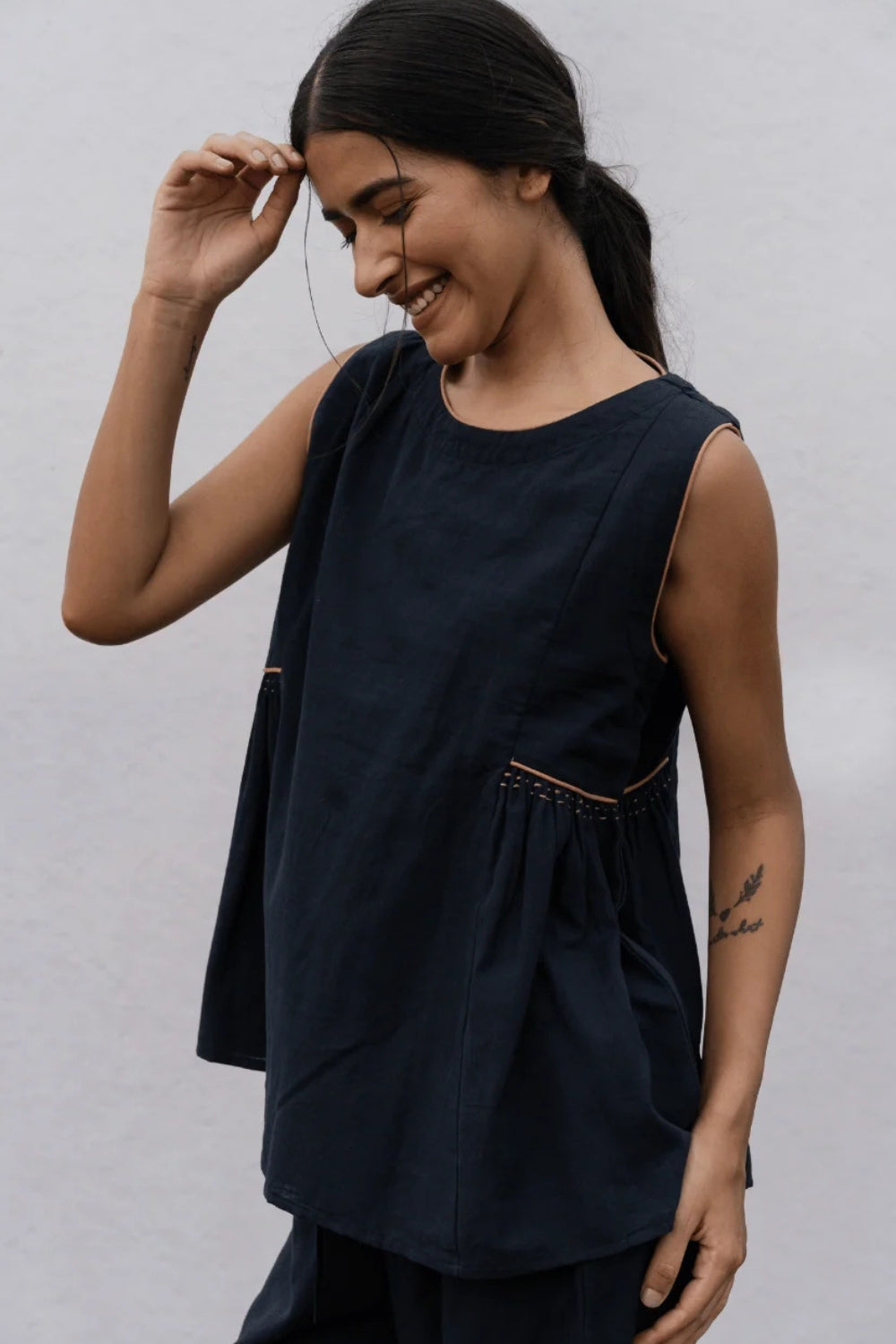 Bella Top - Ink Blue